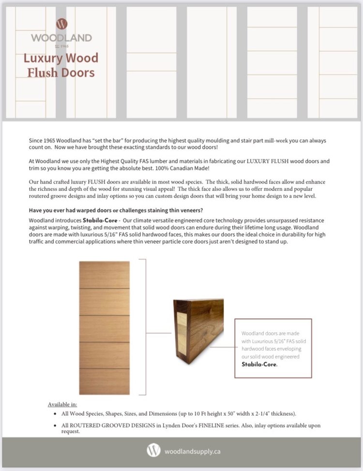 Luxury Flush Door Collection Image
